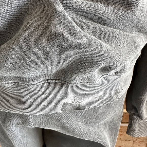 Joah Brown Oversized Jogger (XS/SM) and zip hoodie (OS)-Washed Black - Picture 7 of 13